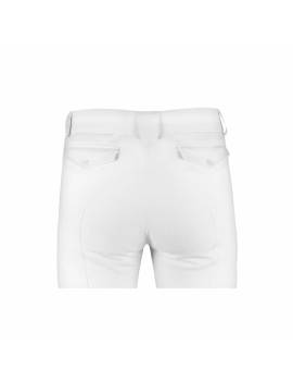 bolsillos traseros pantalón de concurso blanco hombre river