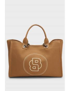 frontal Bolso shopper Charleen de BOSS Equestrian marrón