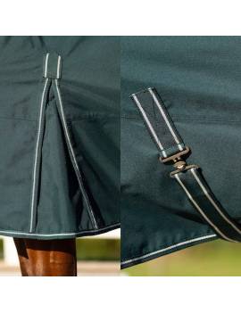 acabados manta impermeable caballo con cuello 0gr con polar verde imperial riding