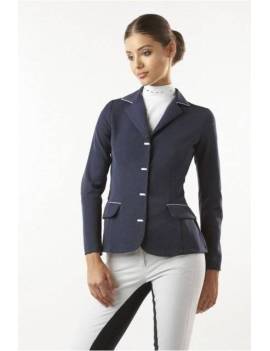 Americana concurso CAVALLIERA mujer SILVER PURITY parte delantera azul