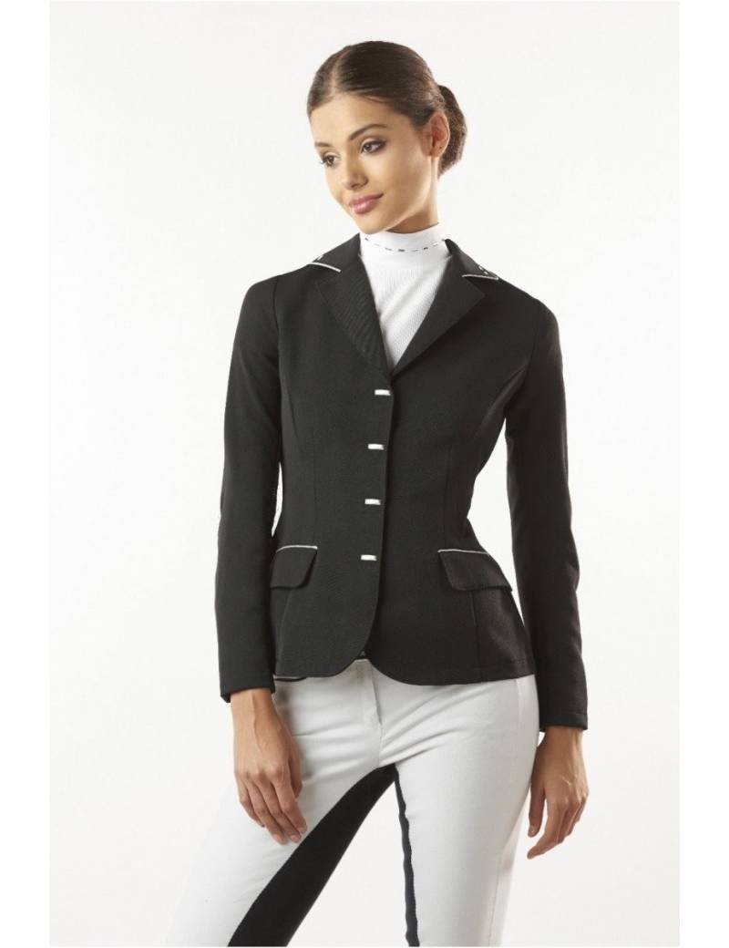 Americana concurso CAVALLIERA mujer SILVER PURITY parte delantera negra