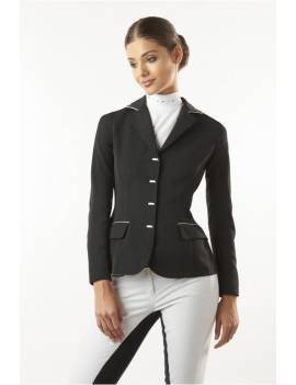 Americana concurso CAVALLIERA mujer SILVER PURITY parte delantera negra