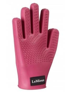Manopla Hippo Mitt para la ducha caballo rosa