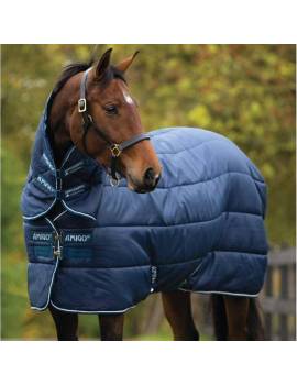 Manta de cuadra HORSEWARE AMIGO INSULATOR PLUS HEAVY con cubrecuello azul