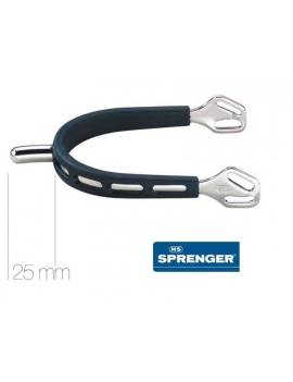 Espuelas con goma HS SPRENGER 25mm acabado redondo