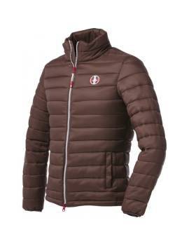 Chaqueta acolchada plumon de equitheme marrón