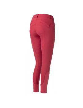 Parte trasera Pantalón para montar a caballo de equitheme rojo
