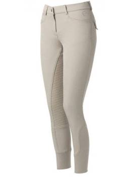 Pantalón para montar a caballo de equitheme beige