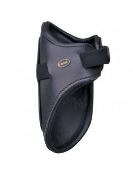 Protectores traseros CHETAK de piel para el caballo negros