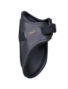 Protectores traseros CHETAK de piel para el caballo negros