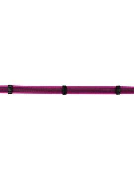 Riendas NORTON lona engomada supergrip Marrón y rosa