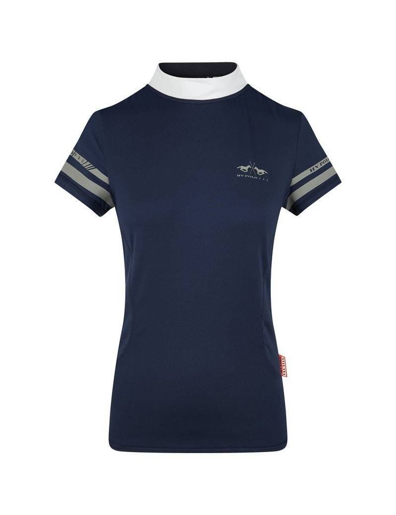 Camiseta de equitación para competición de HV POLO modelo london azul