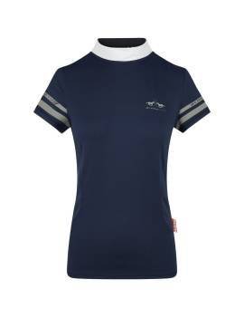 Camiseta de equitación para competición de HV POLO modelo london azul
