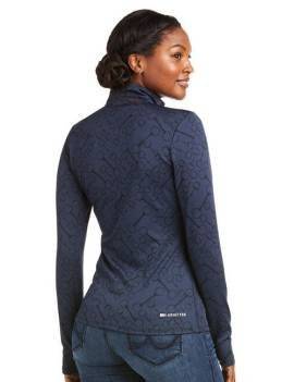 Espalda sudadera ARIAT manga larga PROPHECY azul marino parte delantera