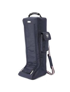 Bolsa para las botas de montar de ARIAT AZUL VISTA DELANTERA cerrada