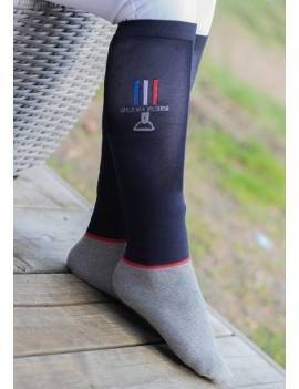 pack de calcetines de equitacion de jump in azul