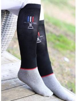 pack de calcetines de equitacion de jump in negro