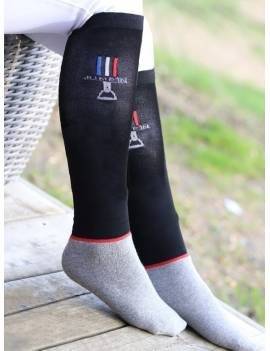 pack de calcetines de equitacion de jump in negro