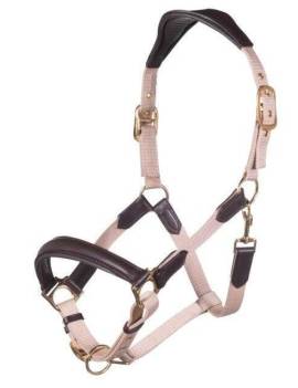 cabezada de cuadra modelo marrakesh de hkm beige 1