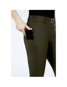 Pantalón de equitación marrón modelo LEA de HKM 2