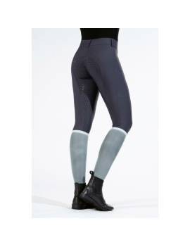 Pantalón de equitación azul modelo LEA de HKM parte trasera