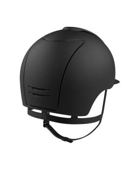 Casco equitación KEP ITALIA Cromo Textille 2.0 negro visera normal parte trasera