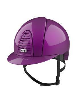Casco KEP ITALIA Cromo 2.0 METAL DIAMOND visera normal lila parte delantera